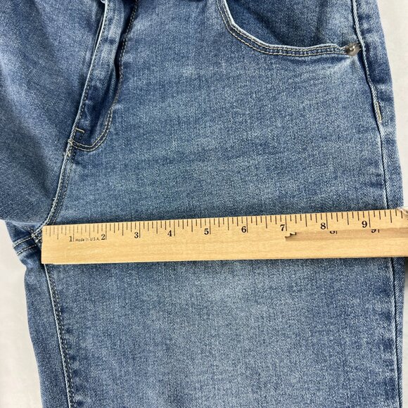 Hudson Jeans Women's Measured 30x27 High Rise Straight Light Blue Denim Tag 8 - Picture 14 of 16